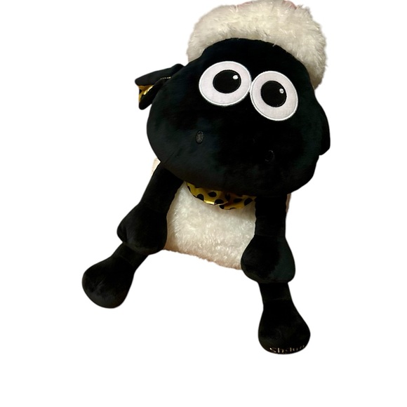Shaun the Sheep Fluffy Black & White Plush Sheep - Picture 3 of 5
